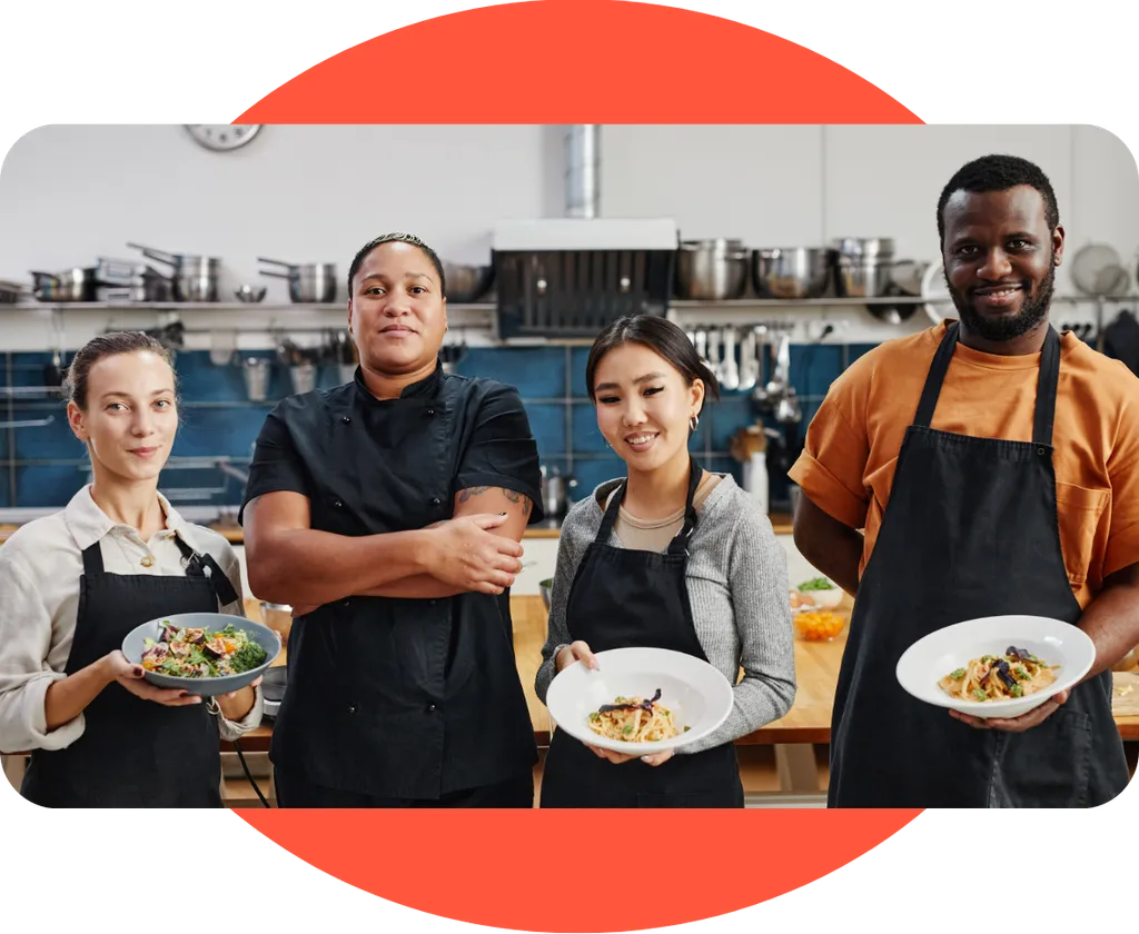 Une brigade de restaurant