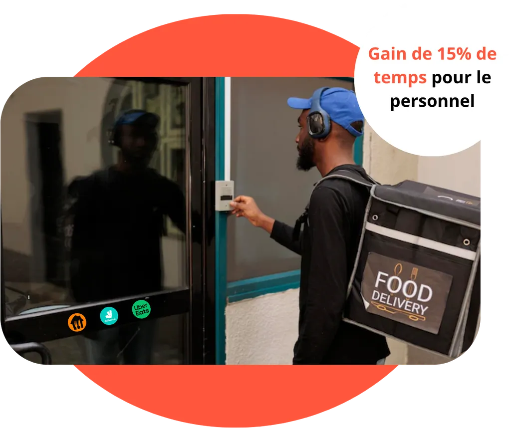 Gain de 15% de temps pour le personnel