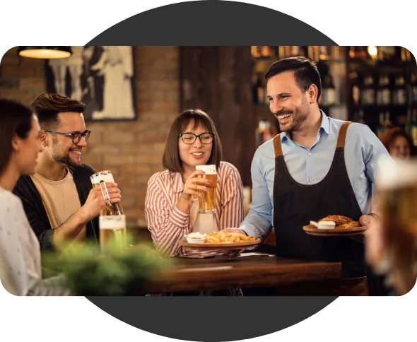 Un serveur qui sert des clients