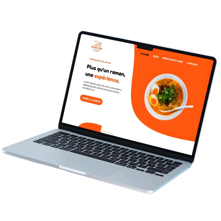 Site web avec réservation en ligne pour restaurant Site web avec réservation en ligne pour restaurant