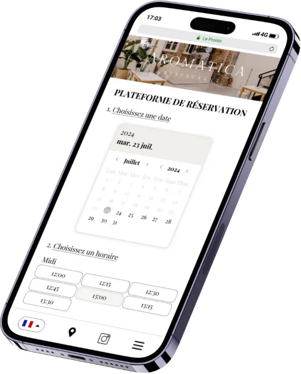 Réservation en ligne Réservation en ligne