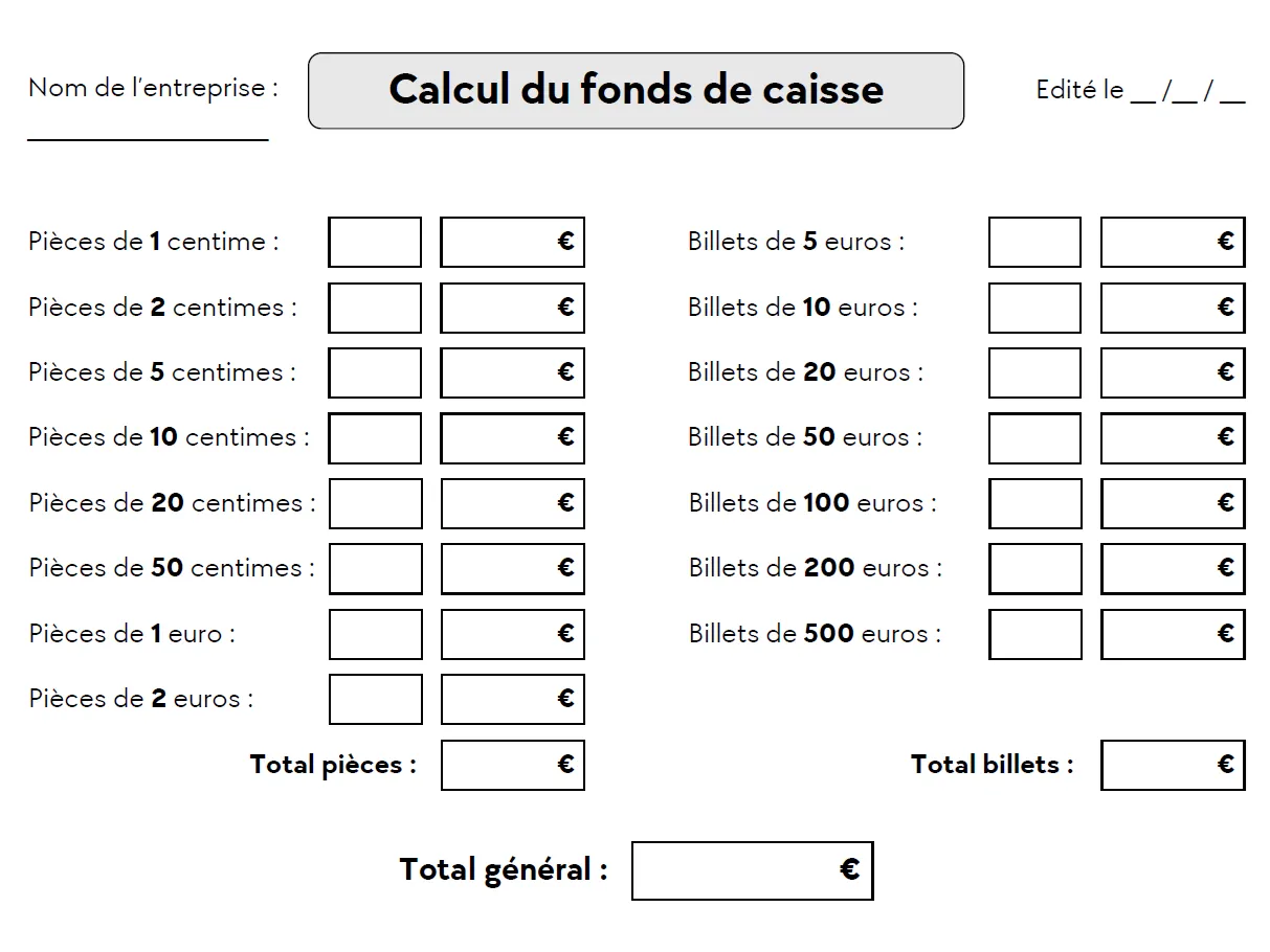 exemple fond de caisse pdf exemple fond de caisse pdf