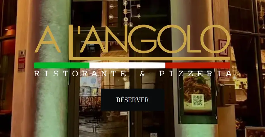 Site internet de la pizzeria A l'Angolo