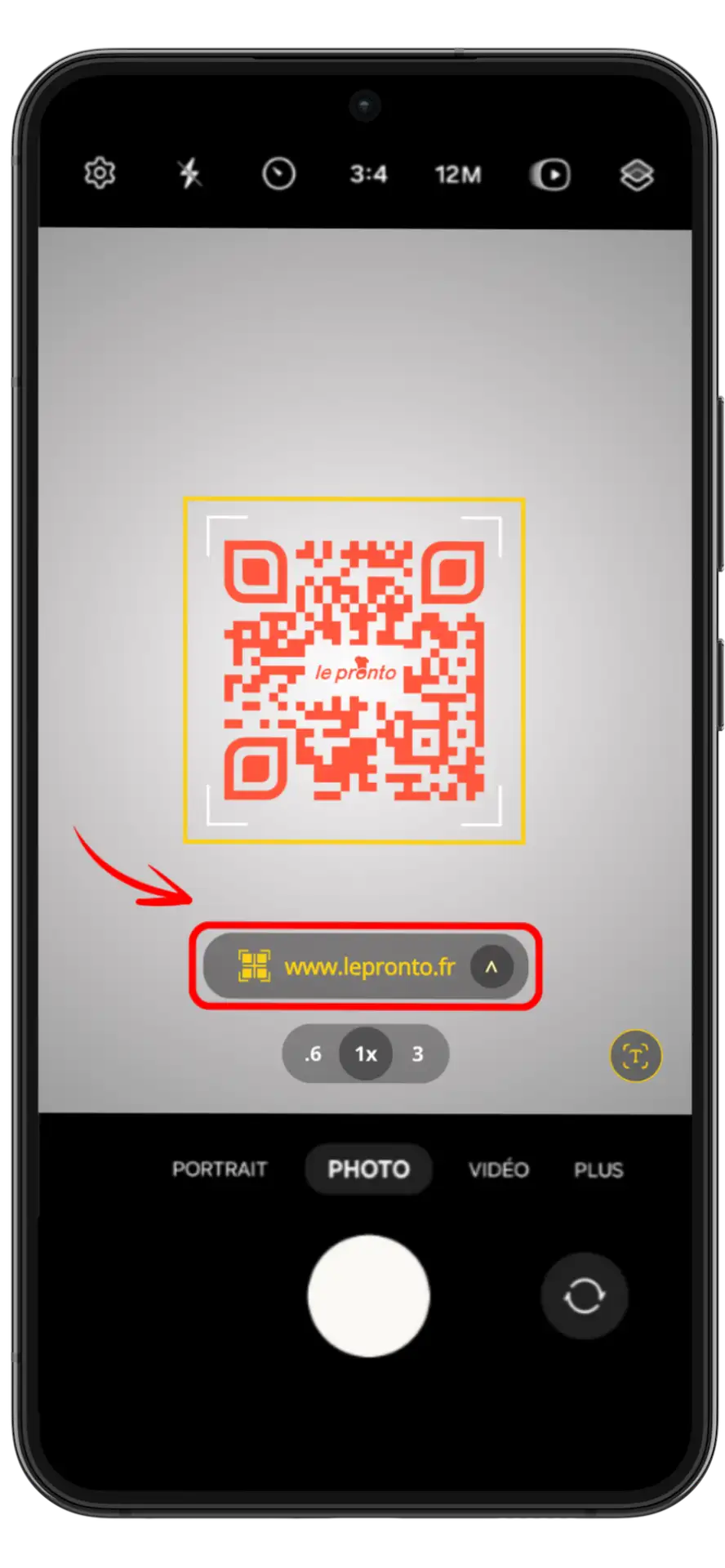 Tutoriel Android : accéder au menu du restaurant