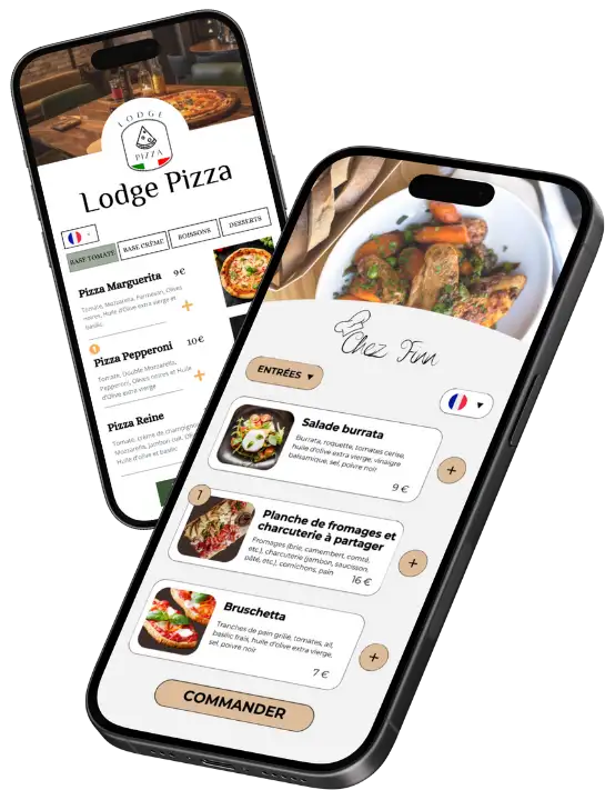 Interface application menu