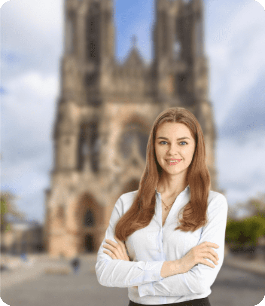 Notre commercial sur la place du Cardinal-Luçon, à Reims