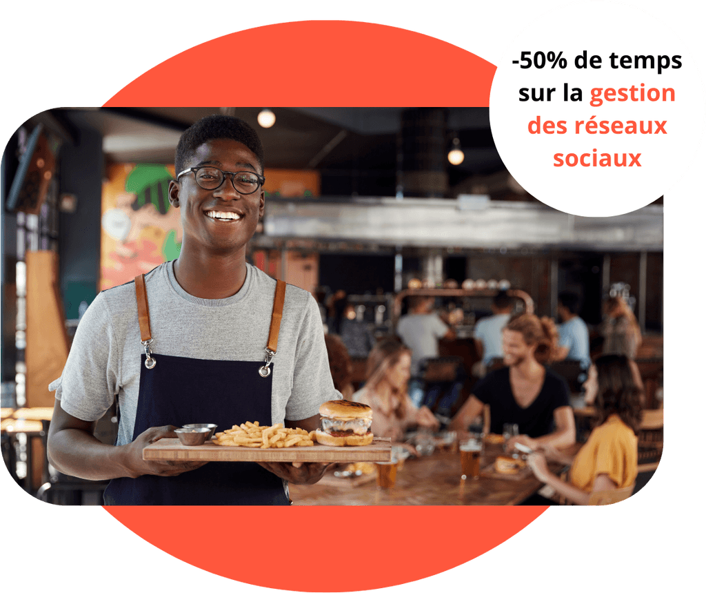 -50% de temps sur la gestion des réseaux sociaux