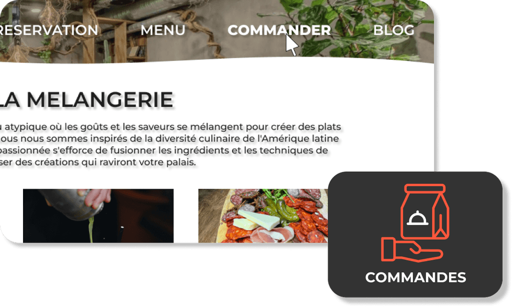 Votre propre plateforme de commande directement sur votre site internet pour restaurateur