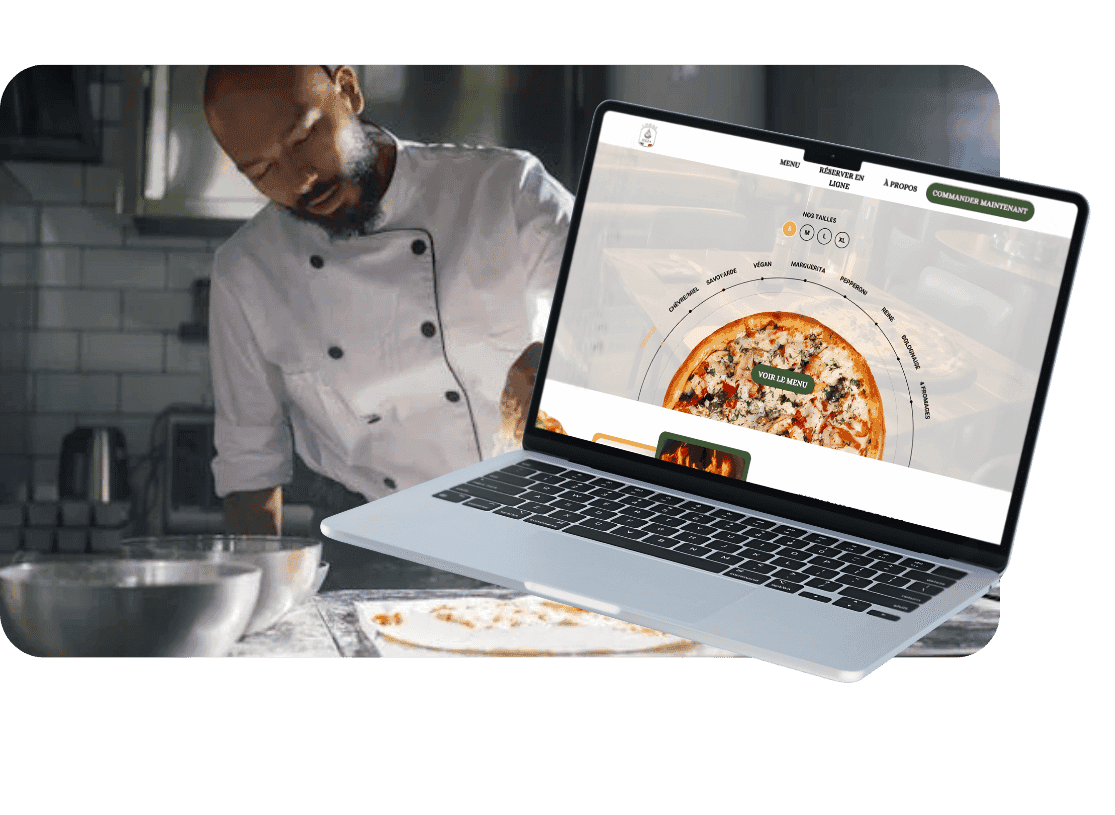 Exemple de site internet pizza Exemple de site internet pizza