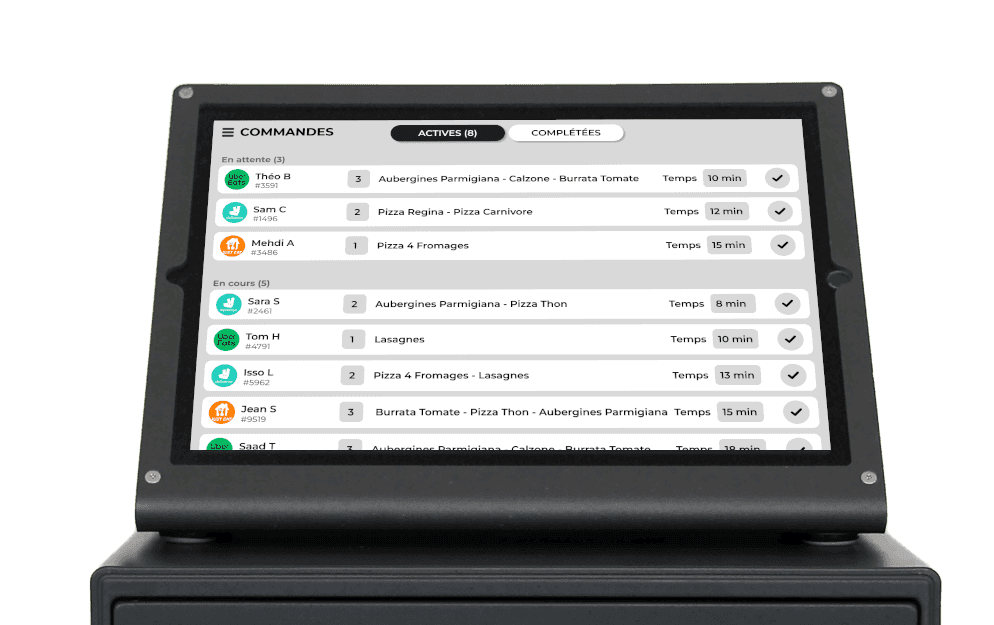 Caisse enregistreuse le Pronto, gestion des commandes Caisse enregistreuse le Pronto, gestion des commandes