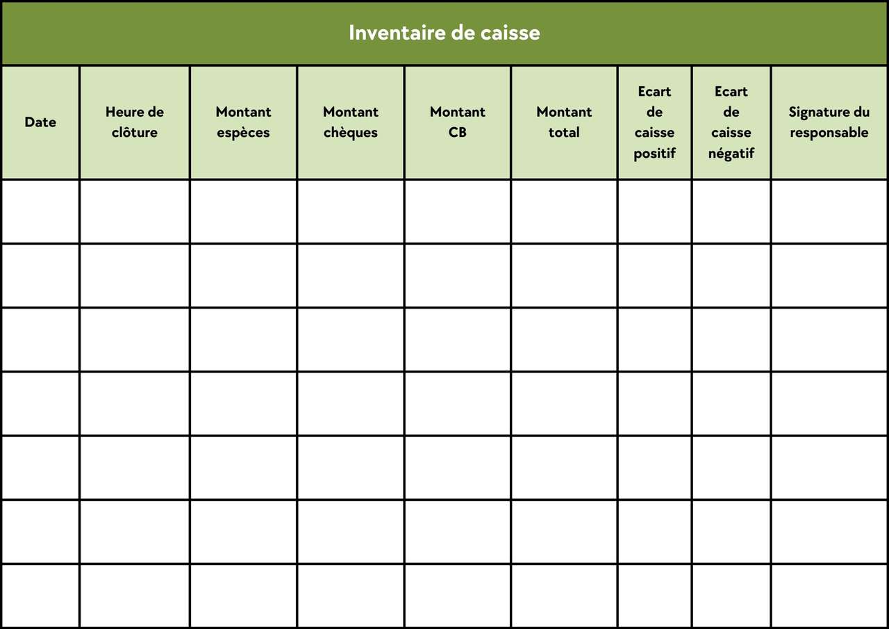 exemple inventaire de caisse exemple inventaire de caisse