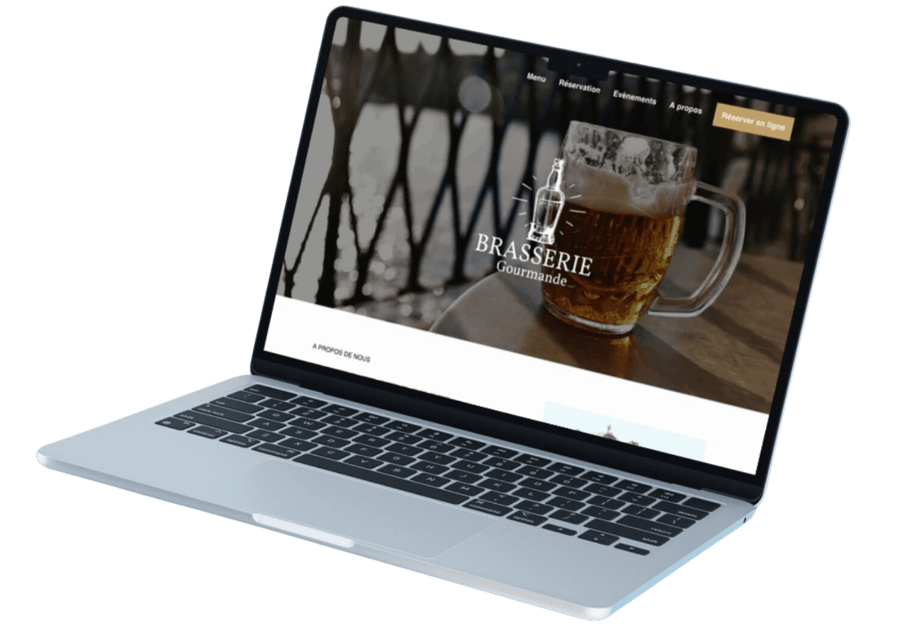 Interface site internet responsive restaurant Interface site internet responsive restaurant