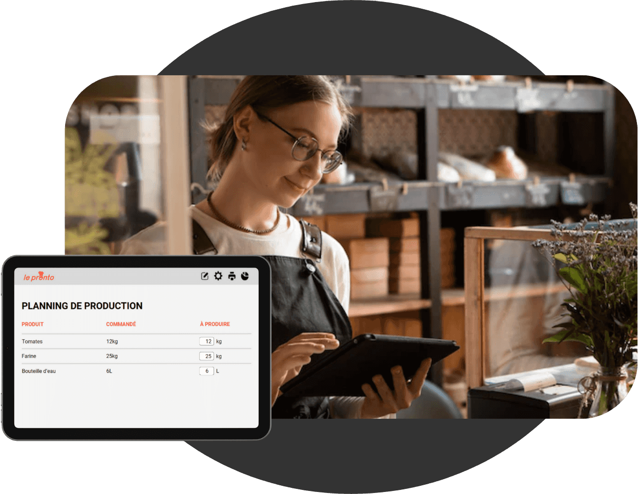Plannification des menus de la semaine en fonction des stocks