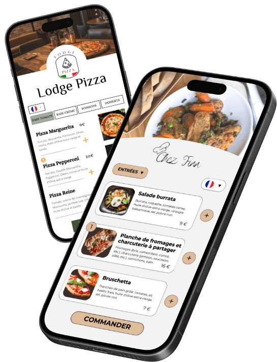 Interface application menu Interface application menu