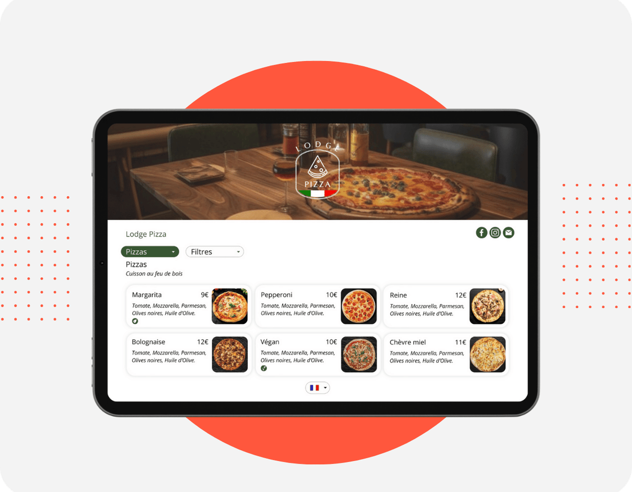 Menu - click & collect
